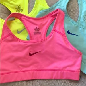 3 NIKE DRI-FIT sports bra | size small | 3 colors